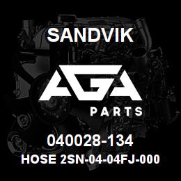 040028-134 Sandvik HOSE 2SN-04-04FJ-000-04FJ-136 | AGA Parts