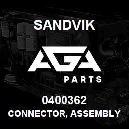 0400362 Sandvik CONNECTOR, ASSEMBLY | AGA Parts