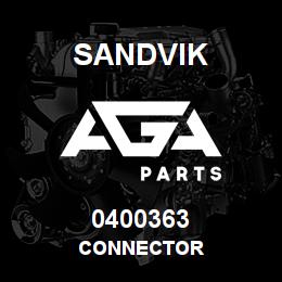 0400363 Sandvik CONNECTOR | AGA Parts