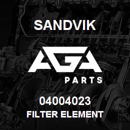 04004023 Sandvik FILTER ELEMENT | AGA Parts