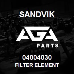 04004030 Sandvik FILTER ELEMENT | AGA Parts