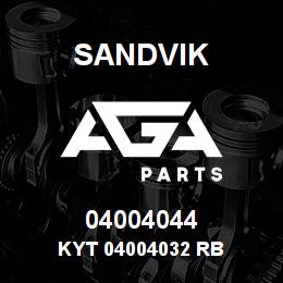 04004044 Sandvik KYT 04004032 RB | AGA Parts