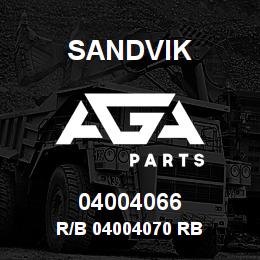 04004066 Sandvik R/B 04004070 RB | AGA Parts
