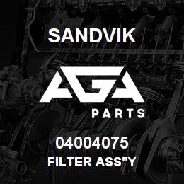 04004075 Sandvik FILTER ASS'Y | AGA Parts