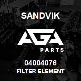 04004076 Sandvik FILTER ELEMENT | AGA Parts
