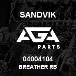 04004104 Sandvik BREATHER RB | AGA Parts