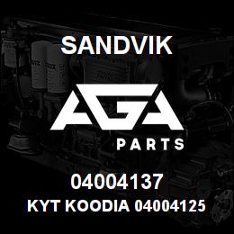 04004137 Sandvik KYT KOODIA 04004125 RB | AGA Parts