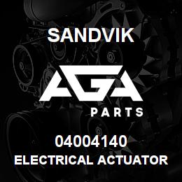 04004140 Sandvik ELECTRICAL ACTUATOR ASSY | AGA Parts