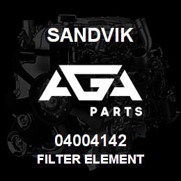 04004142 Sandvik FILTER ELEMENT | AGA Parts