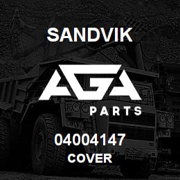 04004147 Sandvik COVER | AGA Parts