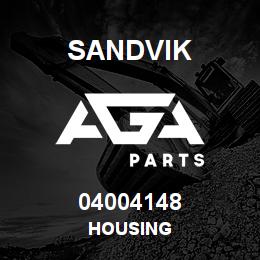 04004148 Sandvik HOUSING | AGA Parts