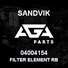 04004154 Sandvik FILTER ELEMENT RB | AGA Parts
