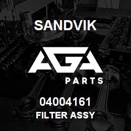 04004161 Sandvik FILTER ASSY | AGA Parts