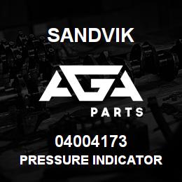 04004173 Sandvik PRESSURE INDICATOR | AGA Parts