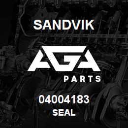 04004183 Sandvik SEAL | AGA Parts