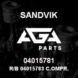 04015781 Sandvik R/B 04015783 C.OMPR.TEMALETOR RB | AGA Parts