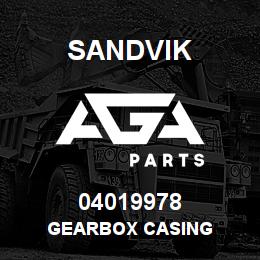 04019978 Sandvik GEARBOX CASING | AGA Parts