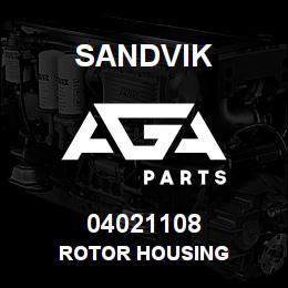 04021108 Sandvik ROTOR HOUSING | AGA Parts