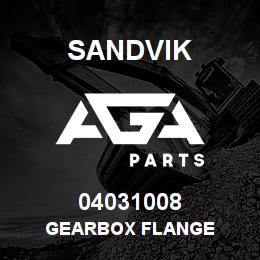 04031008 Sandvik GEARBOX FLANGE | AGA Parts