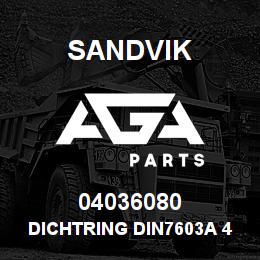 04036080 Sandvik DICHTRING DIN7603A 48/55ST | AGA Parts