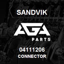 04111206 Sandvik CONNECTOR | AGA Parts