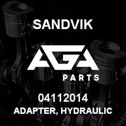 04112014 Sandvik ADAPTER, HYDRAULIC | AGA Parts
