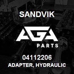 04112206 Sandvik ADAPTER, HYDRAULIC | AGA Parts