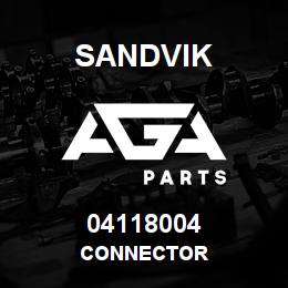 04118004 Sandvik CONNECTOR | AGA Parts