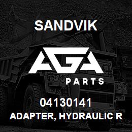 04130141 Sandvik ADAPTER, HYDRAULIC RB | AGA Parts