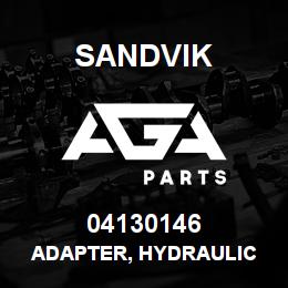 04130146 Sandvik ADAPTER, HYDRAULIC | AGA Parts
