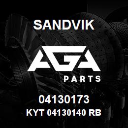 04130173 Sandvik KYT 04130140 RB | AGA Parts