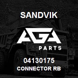 04130175 Sandvik CONNECTOR RB | AGA Parts