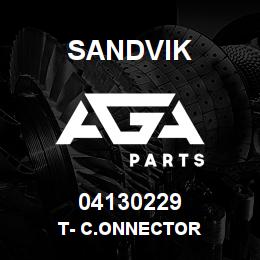 04130229 Sandvik T- C.ONNECTOR | AGA Parts