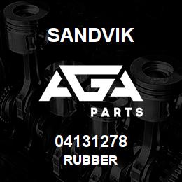 04131278 Sandvik RUBBER | AGA Parts