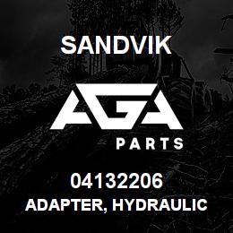 04132206 Sandvik ADAPTER, HYDRAULIC | AGA Parts