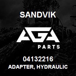 04132216 Sandvik ADAPTER, HYDRAULIC | AGA Parts