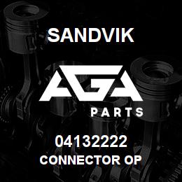 04132222 Sandvik CONNECTOR OP | AGA Parts