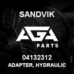 04132312 Sandvik ADAPTER, HYDRAULIC | AGA Parts