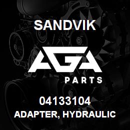 04133104 Sandvik ADAPTER, HYDRAULIC | AGA Parts