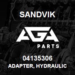 04135306 Sandvik ADAPTER, HYDRAULIC | AGA Parts