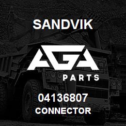 04136807 Sandvik CONNECTOR | AGA Parts