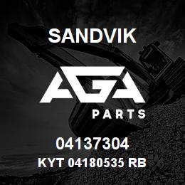 04137304 Sandvik KYT 04180535 RB | AGA Parts