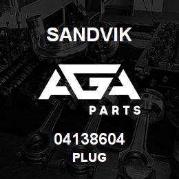 04138604 Sandvik PLUG | AGA Parts