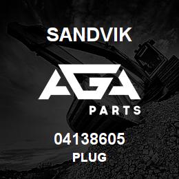 04138605 Sandvik PLUG | AGA Parts