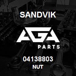 04138803 Sandvik NUT | AGA Parts