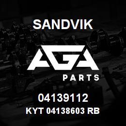 04139112 Sandvik KYT 04138603 RB | AGA Parts