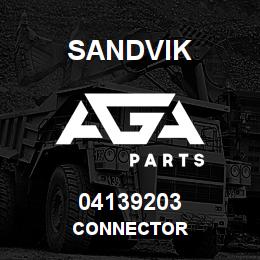 04139203 Sandvik CONNECTOR | AGA Parts