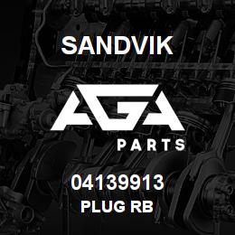 04139913 Sandvik PLUG RB | AGA Parts