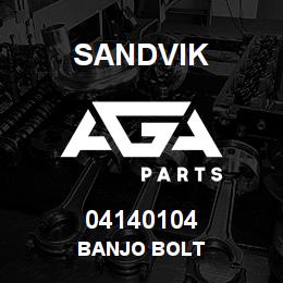 04140104 Sandvik BANJO BOLT | AGA Parts