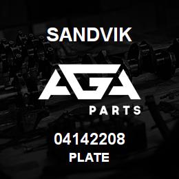 04142208 Sandvik PLATE | AGA Parts